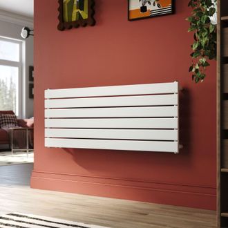 Sonni Sonni - Radiador De Agua Caliente Individual Blanco Horizontal Spcc Acero 465x1200 Mm 2505w
