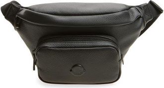 Moncler Durance Leather Belt Bag in Black at Nordstrom