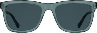 Calvin Klein Mens Modified Rectangle Sunglasses - Blue