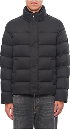 Herno Arendelle Bomber - Heren - Winterjassen - Zwart - 2XL - Leer - Jassen