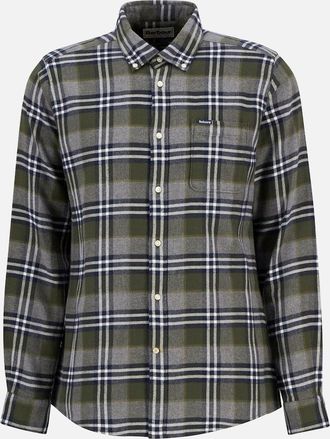 Barbour Mens Barbour Fallbay Shirt GY51 Grey - Size: 42/Regular