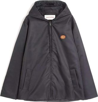 Valentino Garavani Stijlvolle Jas voor een Modieuze Look - Heren - Winterjassen - Zwart - XL - Nylon - Jassen