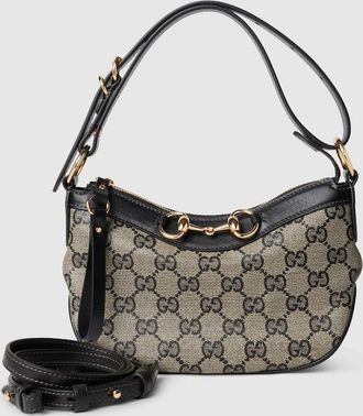 Gucci Starlet Mini Shoulder Bag, Black, GG Canvas