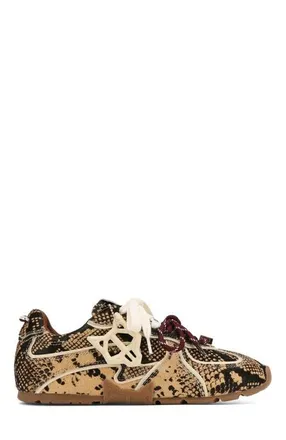 Naked Wolfe Adored Pony Sneaker in Snake Print at Nordstrom, Size 7