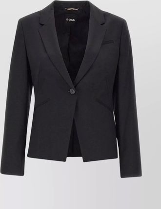 HUGO BOSS jia9 wool single-breasted blazer