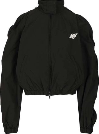 Alexander Wang Oversized Track Jacket - female - Alexander Wang - Light Jackets - Black - 2XS - Jackets