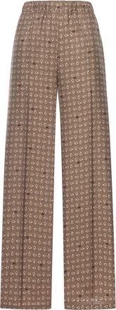 Max Mara PRINTED SILK TROUSERS - Max Mara - Woman