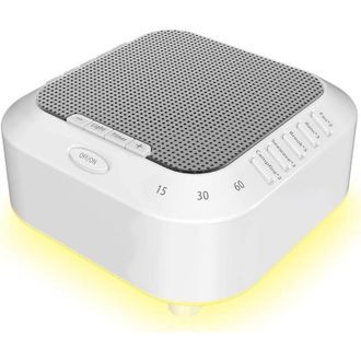 OEM M&aacute;quina Port&aacute;til De Ruido Blanco Para Adultos Y Beb&eacute;s Con 28 Sonidos Relajantes Y Luz Nocturna Con Temporizador, Ventilador, Sonido Del Oc&eacute;ano, Arroyo