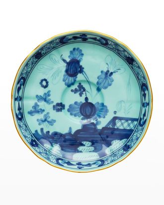 Ginori 1735 Oriente Itailano Iris Gold Tea Saucer
