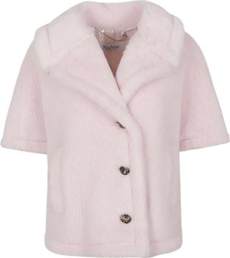 Max Mara Mxacorvino 1 Cape - Dames - Jassen - Roze - M/L - Jassen