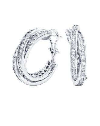 Diana M. Jewels Fine Jewelry 14K 6.50 Ct. Tw. Diamond Hoops