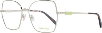 Pucci Gouden Butterfly Optische Monturen - Dames - Brillen - Geel - ONE Size - Accessoires