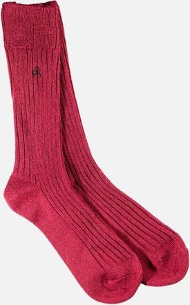 Swole Panda Womens BURGUNDY BOOT SOCKS - Red - Size: 4/4.5/5/5.5/6/6.5/7