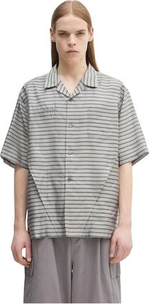 Undercover Shirt - Heren - Korte mouwen Overhemden - Grijs - M - Overhemden