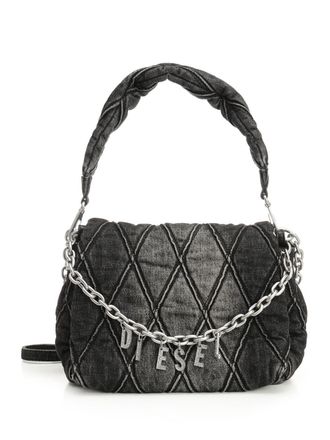 Diesel Charm-D Shoulder Bags Nero-Donna