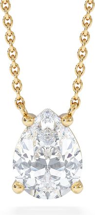 The Diamond Store Wanderlust Floating Pear Cut Lab Diamond Solitaire Necklace 1.50ct H/SI in 9K Gold