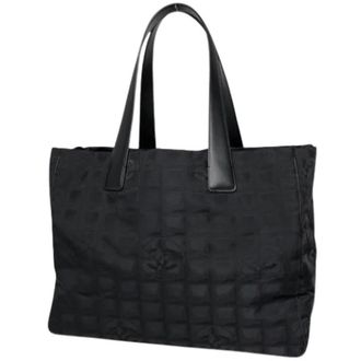 Chanel Pre-owned Nylon bolsos-chanel - Pre-owned - Mujer - Negro - ONE SIZE