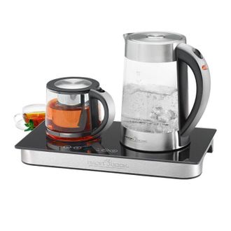 Profi Cook Proficook - Pc-tks 1056 Tetera El&eacute;ctrica 1,7 L Negro, Acero Inoxidable, Transparente