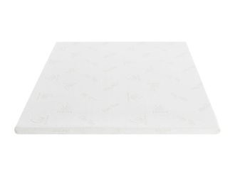 VENTE-UNIQUE.COM Sobrecolchón viscosa blanco 140 x 190 cm