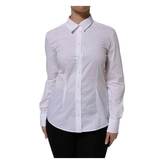 Dolce & Gabbana Shirts, female, White, Size: 2XS Shirt top