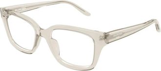 Balenciaga Rechthoekige Bril - Dames - Brillen - Beige - 54 MM - Accessoires