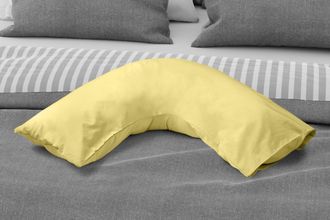 Emma Barclay 180 Thread Count Percale V Shaped Pillowcase in Lemon - Emma Barclay | TJ Hughes