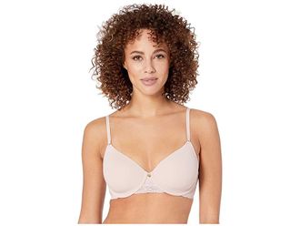 Natori Bliss Perfection Contour Underwire Womens Bra Rose Beige : 32DDD, Jersey/Lace/Nylon