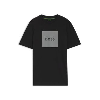 BOSS Logo-print T-shirt in cotton jersey