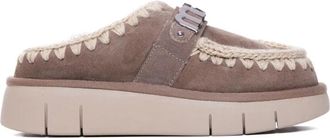 Mou Bounce Clog - Dames - Pantoffels - Grijs - 39 EU - Wol - Schoenen