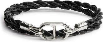 Dior CD ICON DOUBLE BRACELET IN BRAIDED LEATHER - Christian Dior - Man