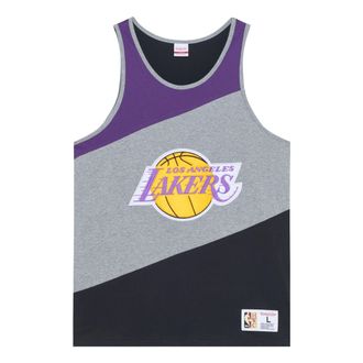 Mitchell & Ness x NBA HWC Colorblocked Cotton Tank LA Lakers TTNK5120-LALYYPPPGHBK