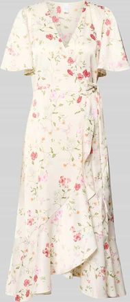 Vero Moda Cocktailkleid in Wickel-Optik Modell THEA in Weiss, Gr&ouml;&szlig;e 34