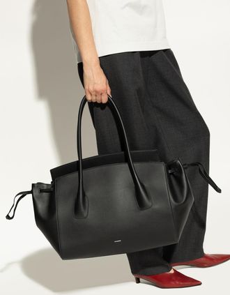Jil Sander Shopper Bag, Womens, Black