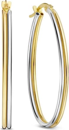 Isabel Bernard Ohrringe - Rivoli Flori 585 Gold Creolen - Gr. unisize - in Gold - für Damen