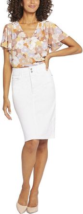 NYDJ Nydj Skirt Optic White Skirt Jean
