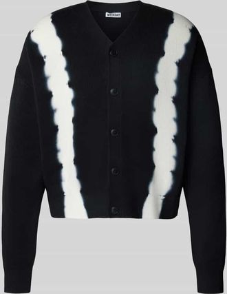 Weekday Strickjacke mit V-Ausschnitt Modell Konrad in Hellblau, Gr&ouml;&szlig;e L