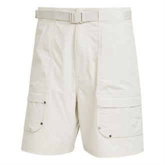 adidas Originals Mens Cargo Shorts in Alumina - Cream - Size X-Small