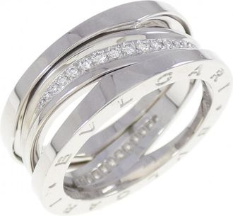 Bulgari White Gold (18K) Band Ring (Pre-Owned)