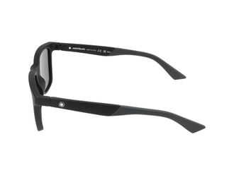 Montblanc Mens Sunglasses Mb0399s 002 Black Grey 55-18-145 Injected