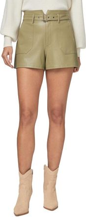 Paige Jonas Short Dark Brushed Olive Jean