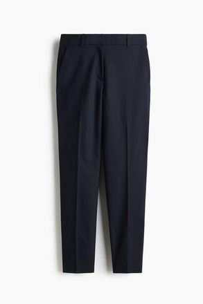 H&M Cigarette Trousers in Navy Blue at Nordstrom, Size 12