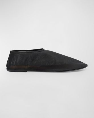 The Row Sheer Sock Nylon Flats