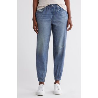 ECRU Mirage Denim Printed French Terry Joggers in Indigo Wash at Nordstrom Rack, Size X-Large