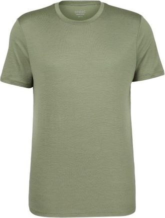Stoic MerinoPure180 HaldenSt. T-Shirt Merinoshirt f&uuml;r Herren | oliv