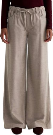 AG - Adriano Goldschmied Stella Cinched Pant In M&eacute;lange Oat