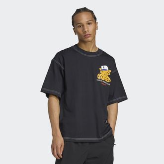 adidas T-Shirt ADIDAS ORIGINALS GRAPHIC OS SS T, Herren, Gr. XXL, schwarz, Obermaterial: 100% Baumwolle, Shirts T-Shirt, sportlicher Stil, Oversize-Passform,