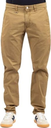 Siviglia Broeken, Heren, Beige, W34, Katoen, Loretello Chinos