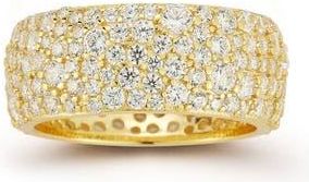 Glaze Jewelry Pav&eacute; Cubic Zirconia Band Ring in Gold at Nordstrom Rack, Size 7