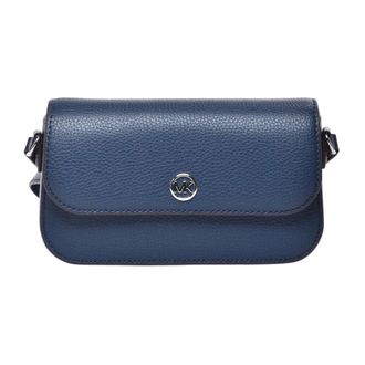 Michael Kors Jet Set Travel Crossbody Tas - Dames - Tassen - Blauw - Maat: ONE Size Leer