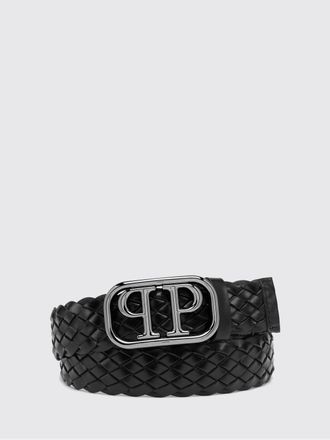 Philipp Plein Cintura in pelle intrecciata